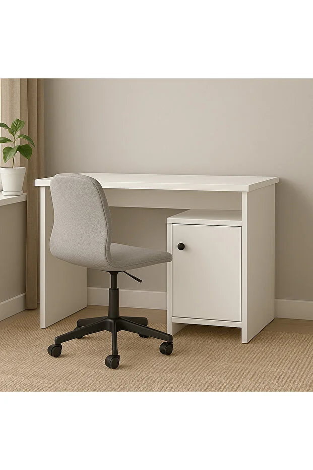 Blanca Çalışma Masası Kapaklı Kitaplıklı 